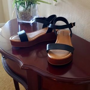 Lane Bryant Dream Cloud Platform Wedge Sandal (WW)